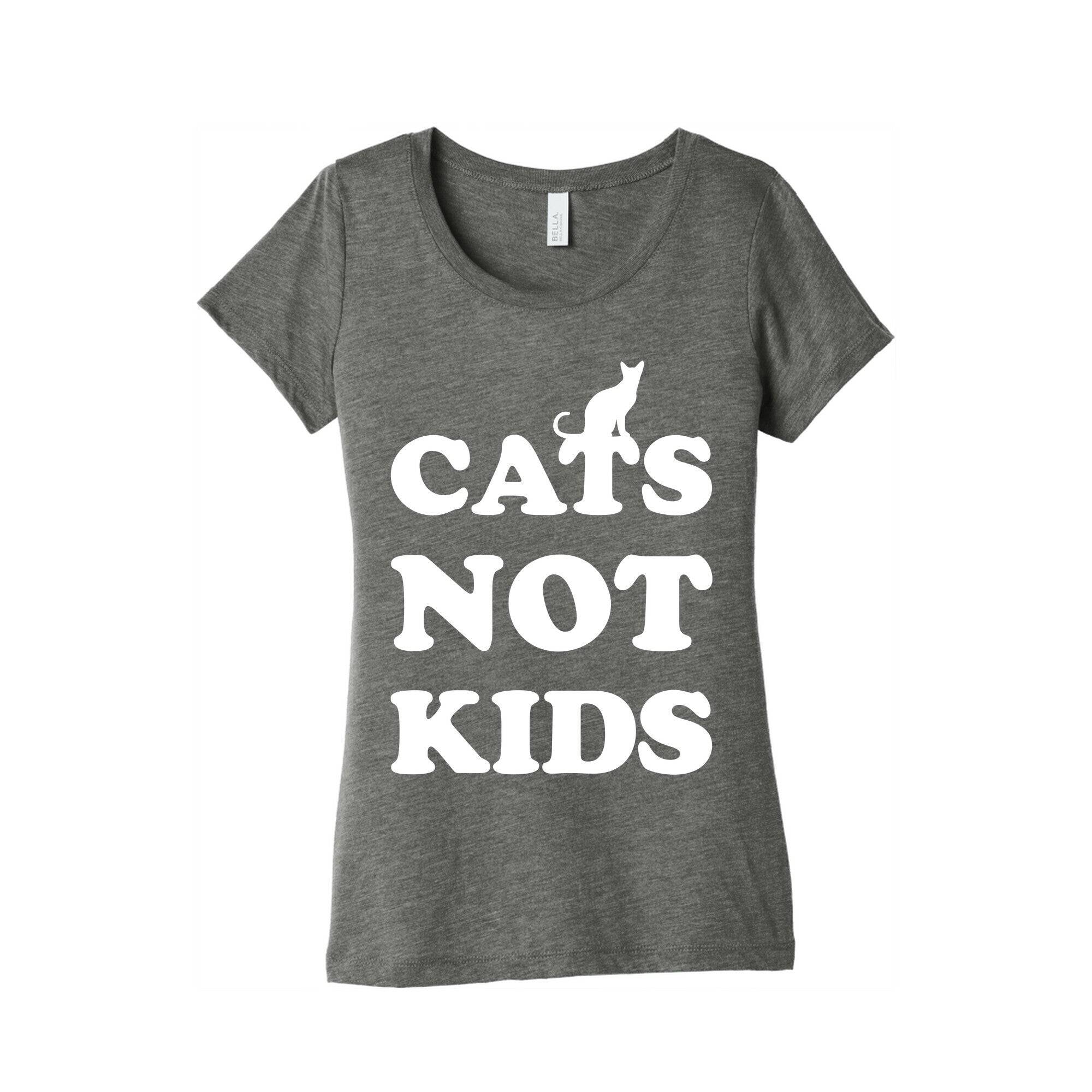 Cats Not Kids Women's Triblend Tee